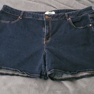 Lane bryant jean shorts